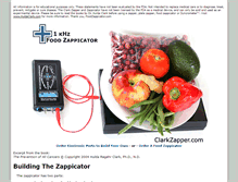 Tablet Screenshot of foodzappicator.com